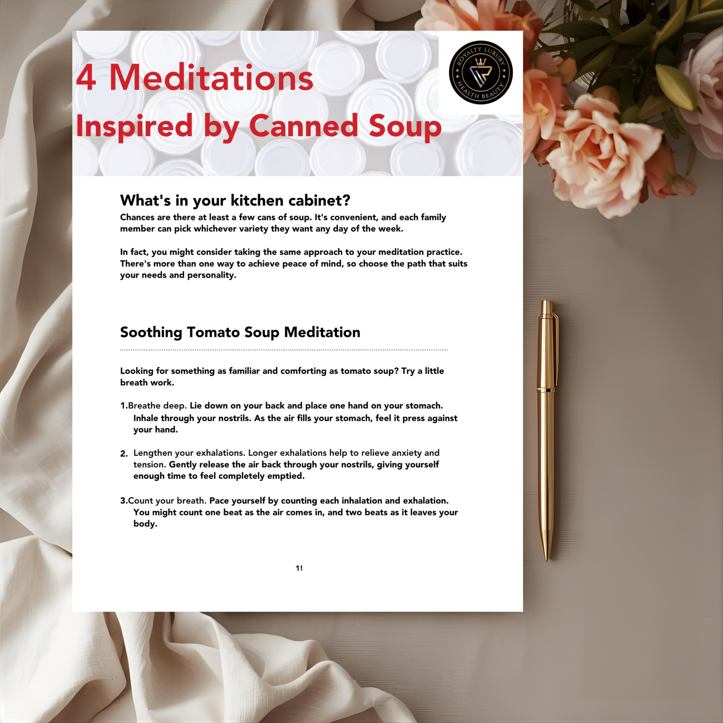 Four Meditations Inspired By Canned Soup