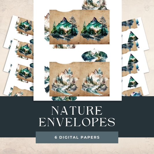 Nature Mini Envelopes