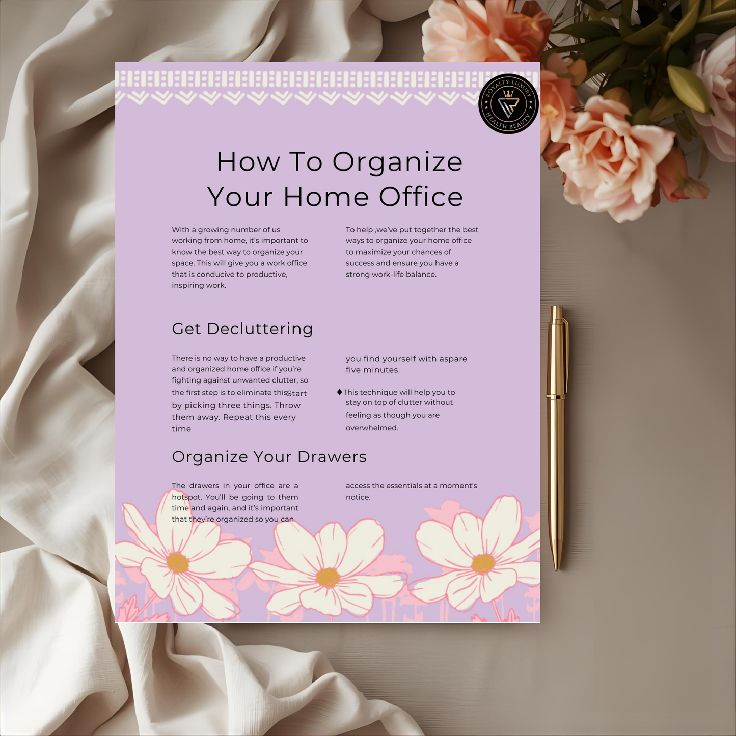 How To Organise your Home Office