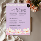 How To Organise your Home Office