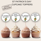 St Patrick's Day Cupcake Toppers
