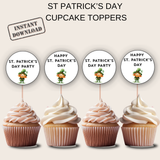 St Patrick's Day Cupcake Toppers