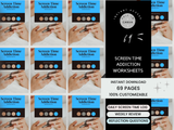 Screen Time Addiction Worksheet