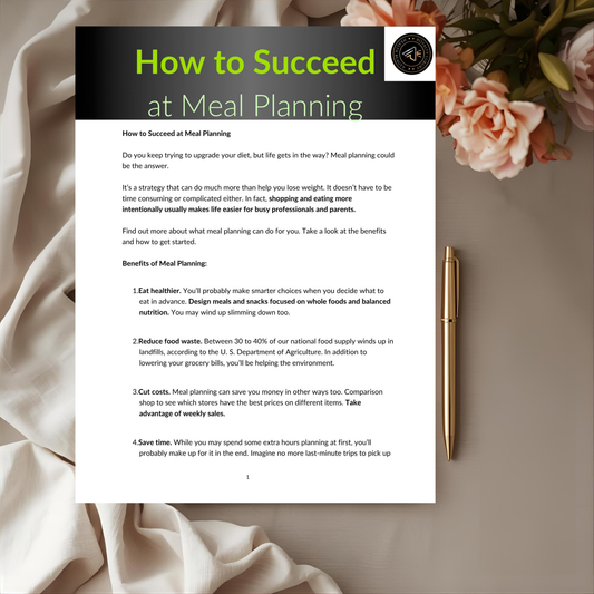 How To Succeed At Meal Planning