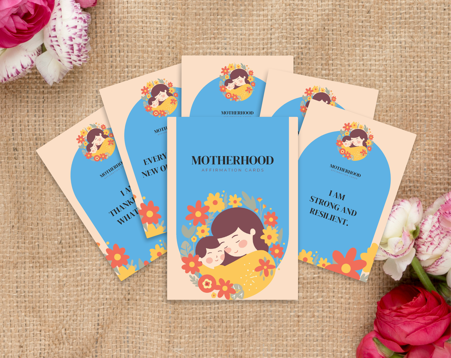 55 Motherhood Affirmation Cards