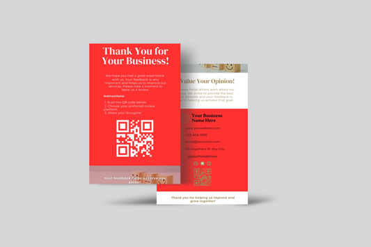 Thank You Business Card Template