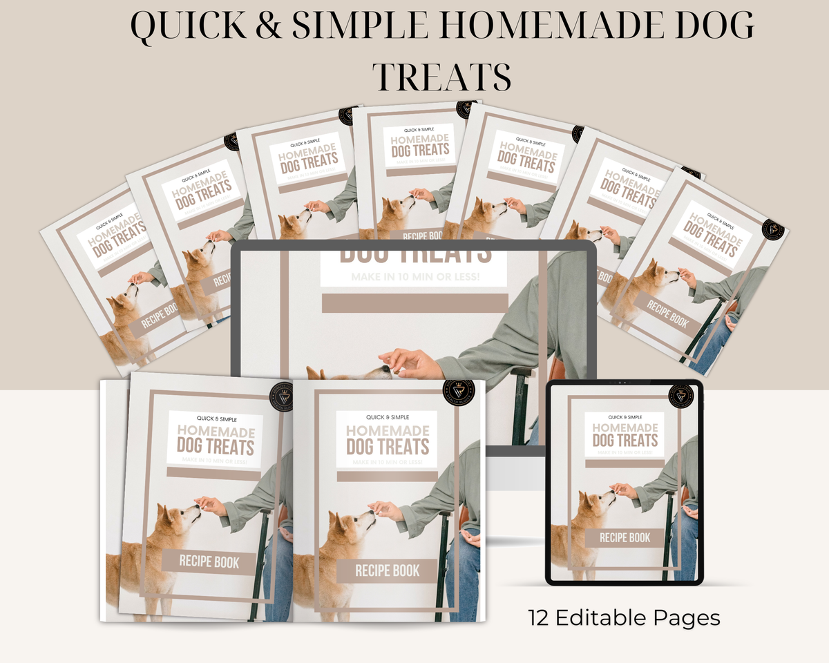 Homemade Dog Treats Recipe Book