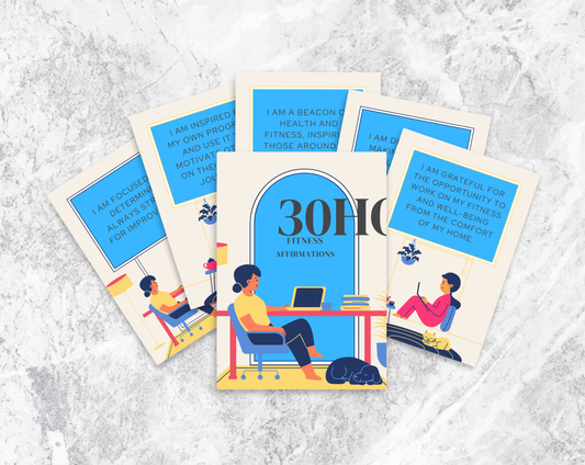 30 Home Fitness Affirmation Cards