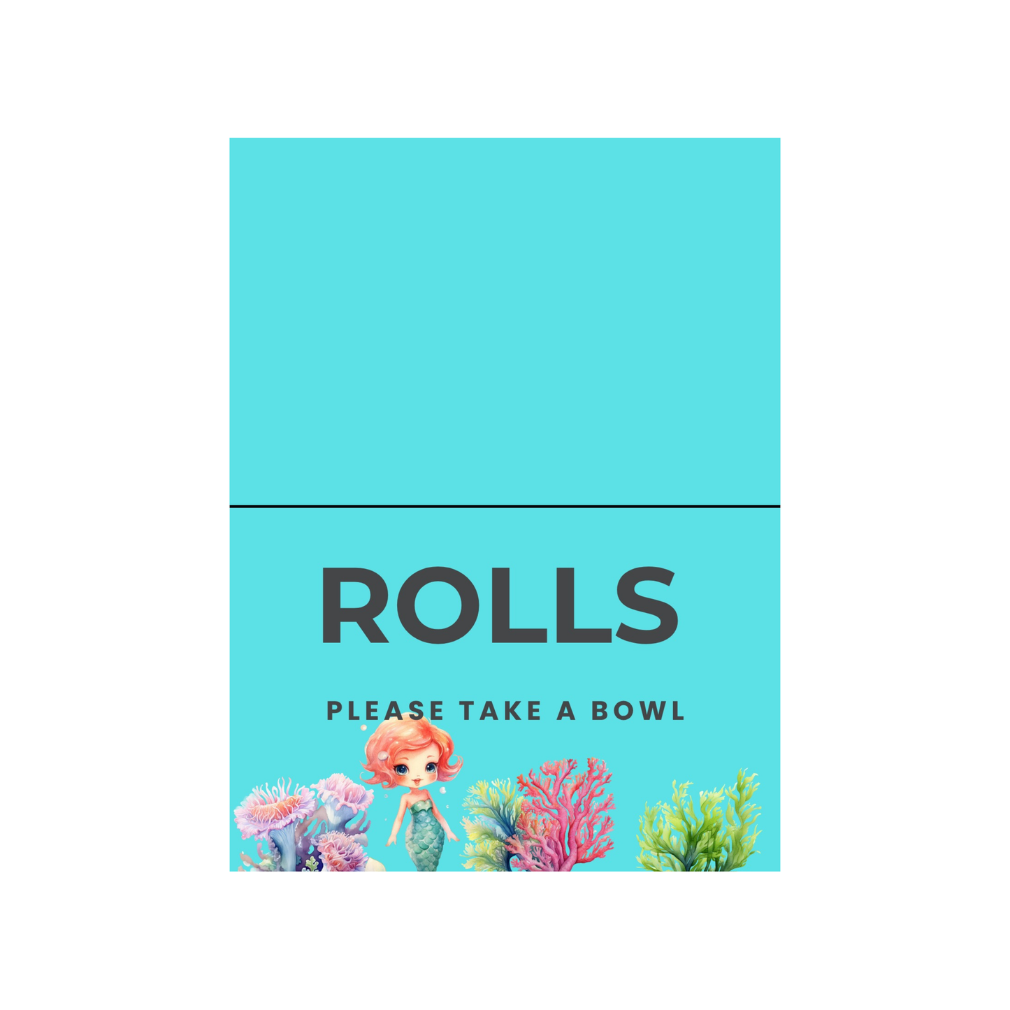 1st Birthday Food Labels