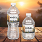 60th Birthday Water Bottle Label