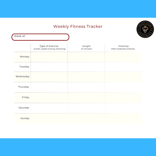 Weekly Fitness Tracker