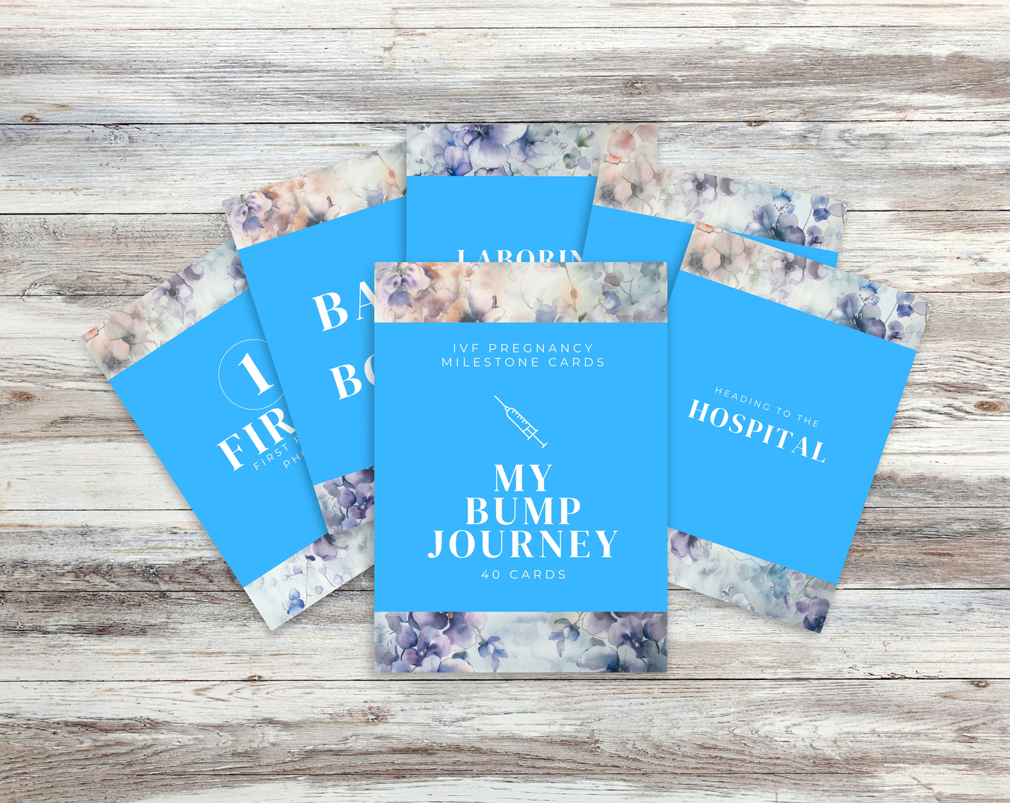 40 IVF Pregnancy Milestone Cards