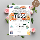 17th Birthday Invitation Female