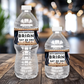 50th Birthday Water Bottle Label Male