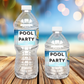 Pool Party Water Bottle Label