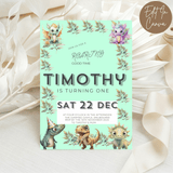 1st Birthday Invitation Boy