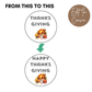 Thanksgiving Cupcake Topper