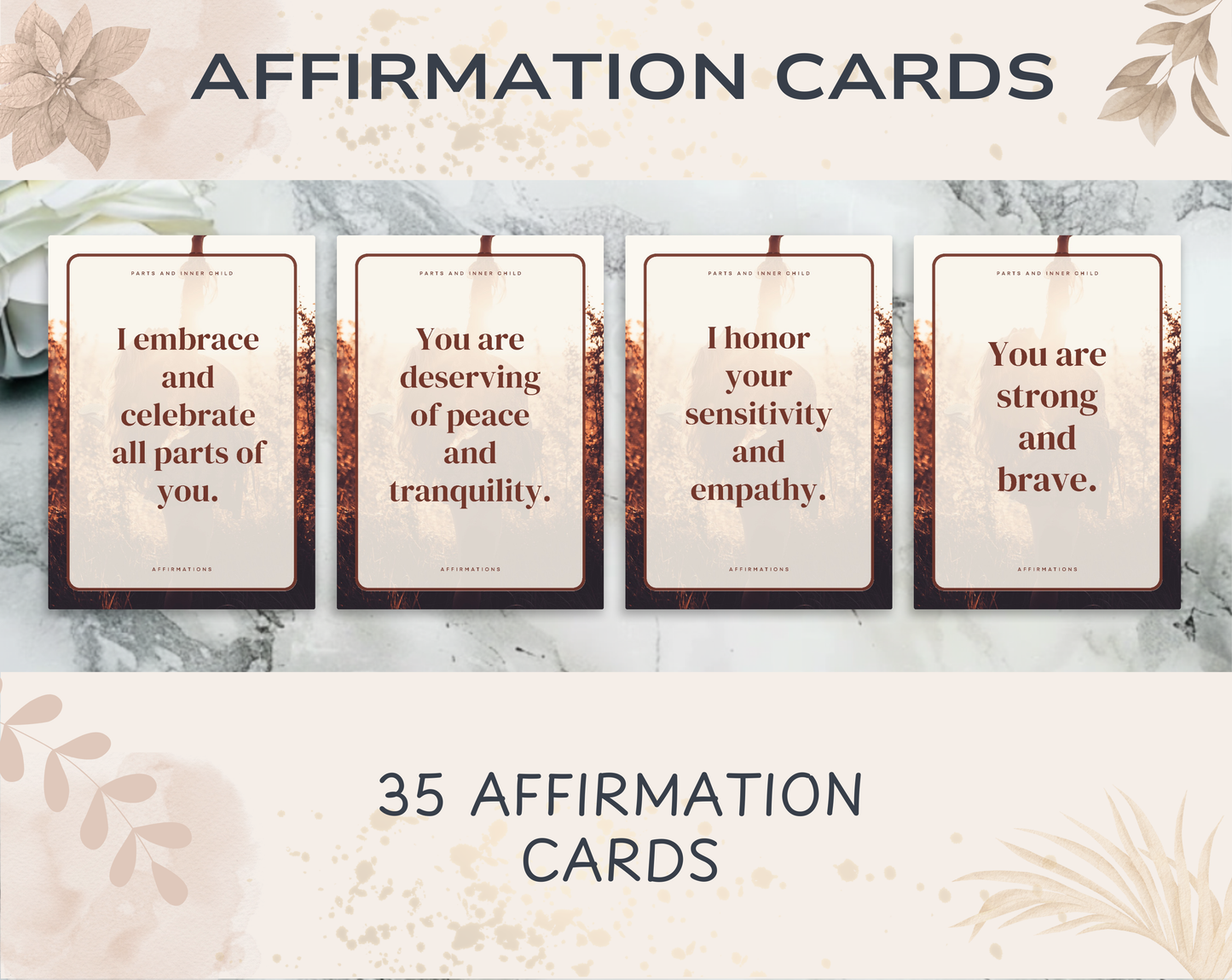 35 Parts and Inner Child Affirmation Cards