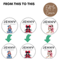 9th Birthday Cupcake Toppers Girl