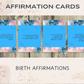 30 Birth Affirmation Cards