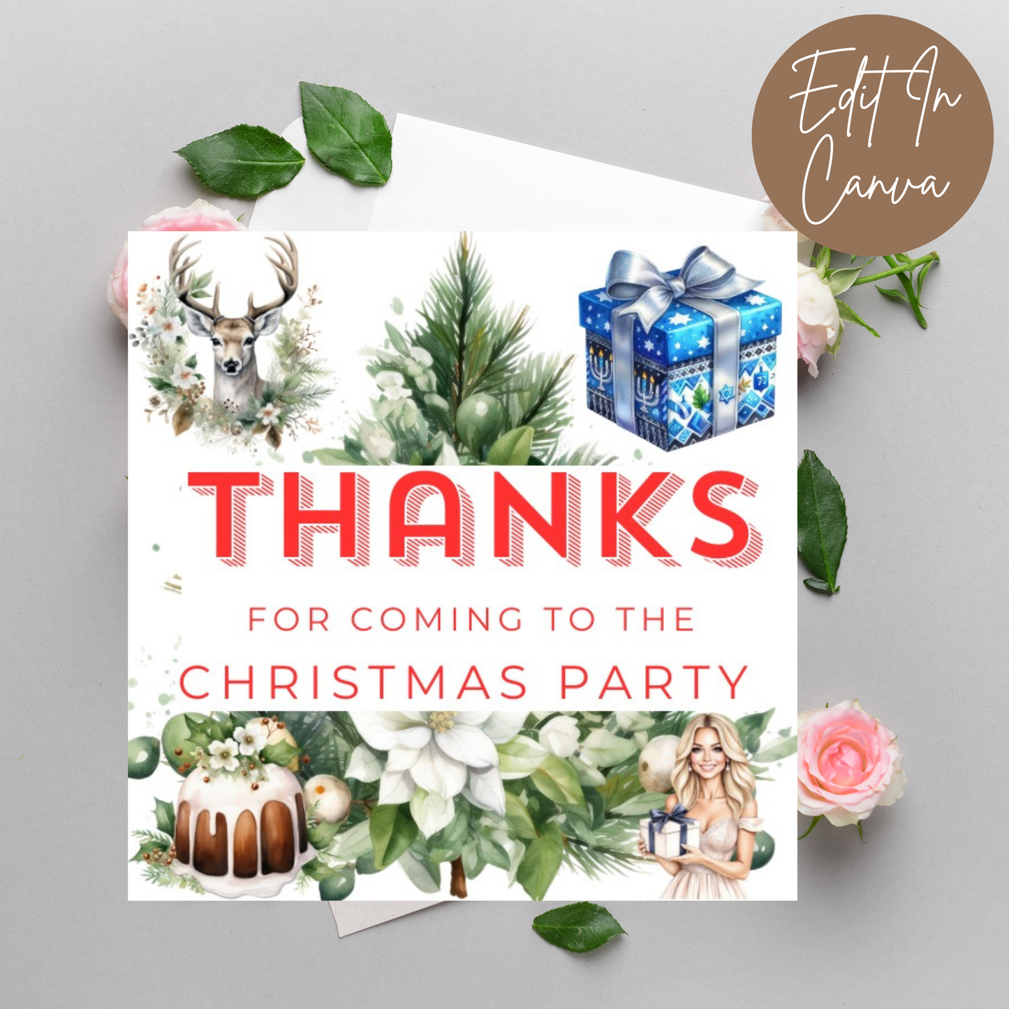 Christmas Thank You Tag