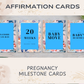 40 Pregnancy Milestone Cards