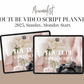 YouTube Video Script Planner