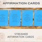 30 Streamer Affirmation Cards