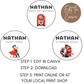 80th Birthday Cupcake Toppers Man
