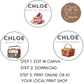 70th Birthday Cupcake Toppers Girl
