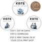 80th Birthday Cupcake Toppers Girl
