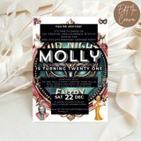 21st Birthday Invitation Female