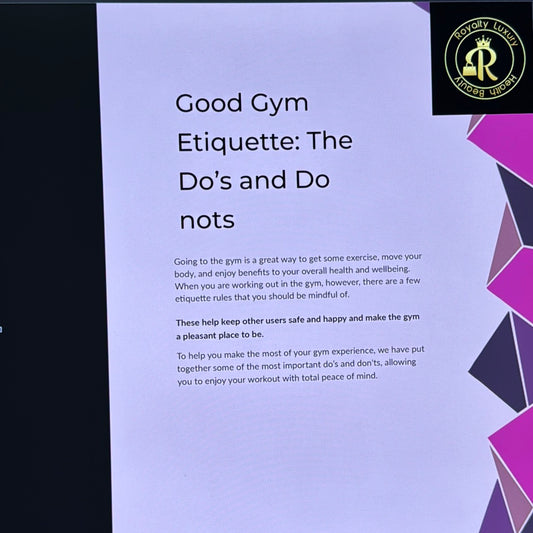 Good Gym Etiquette: The Do's and Do Nots