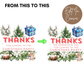 Christmas Thank You Tag