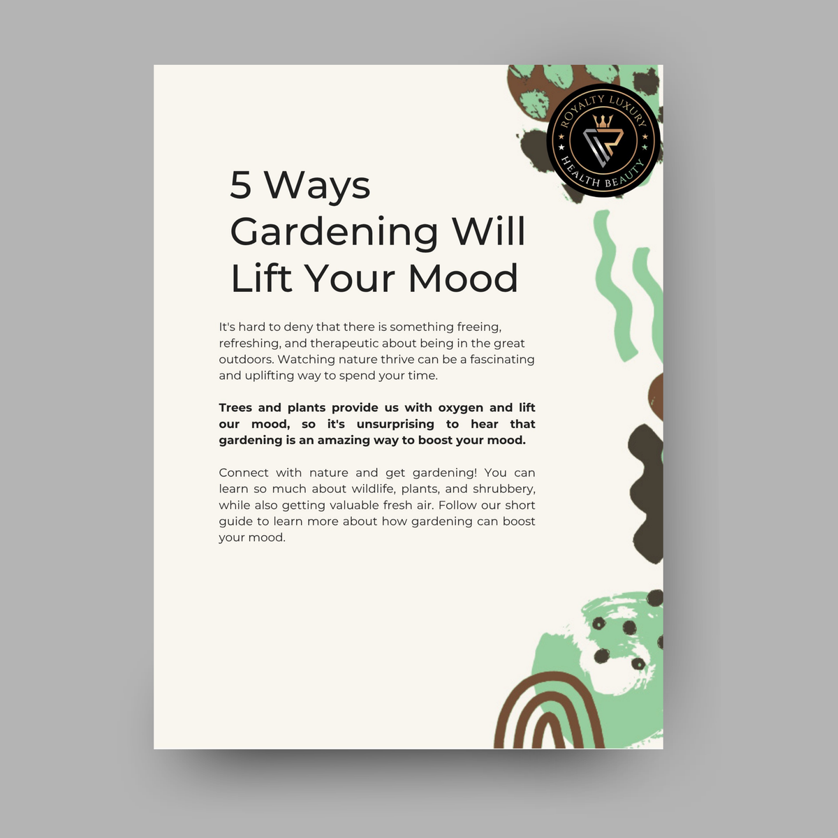 Five Ways Gardening Will Lift Your Mood
