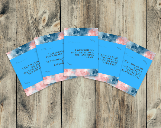 30 Birth Affirmation Cards