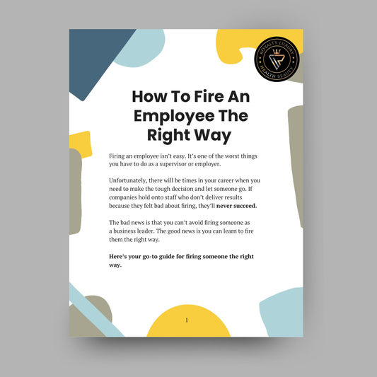 How To Fire An Employee The Right Way