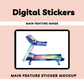 Health Kick Digital Sticker Sheets