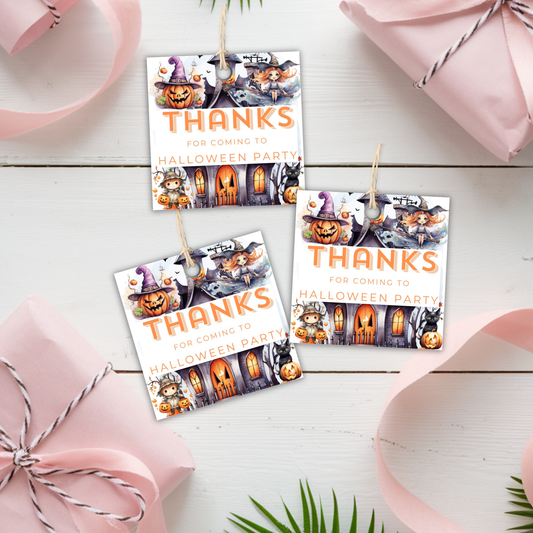 Halloween Thank You Tags