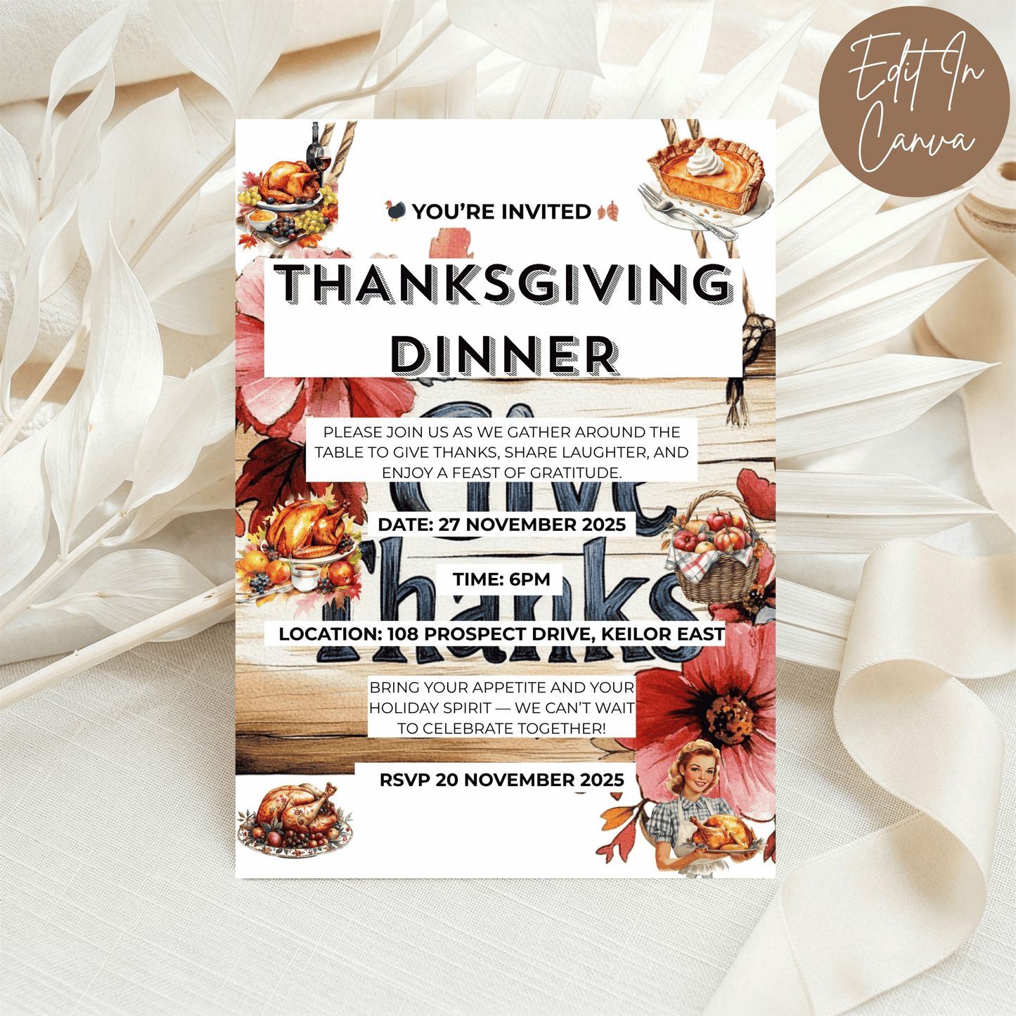 Thanksgiving Invitation