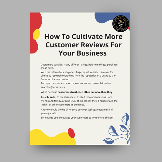 How To Cultivate More Customer Reviews For Your Business