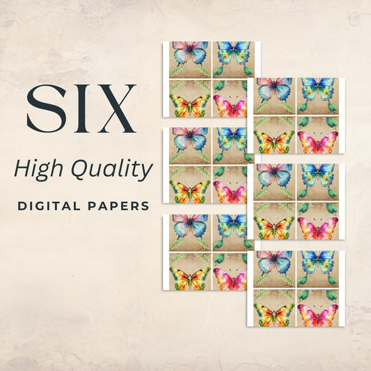 Butterflies Cards Portrait