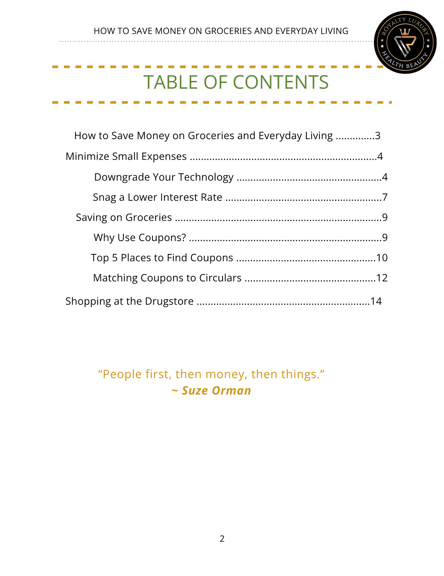 How To Save Money On Groceries And Everyday Living