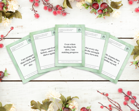 30 PTSD Affirmation Cards
