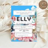4th Birthday Invitation