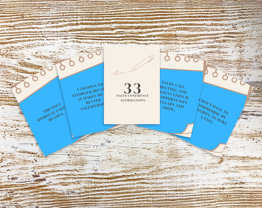 33 Sales Confidence Affirmations