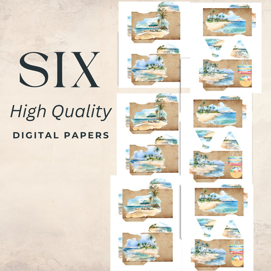 Mini Beach Envelopes