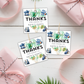 80th Birthday Girl Thank You Tag