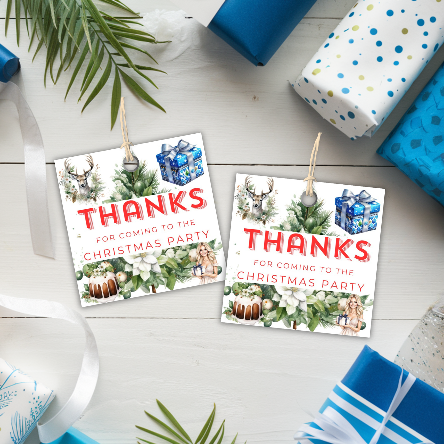 Christmas Thank You Tag
