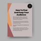 How To Find and Keep Your Audience